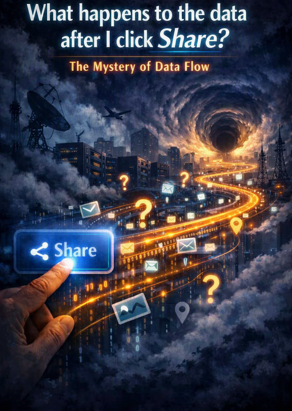 Share What happens to the data after I click share